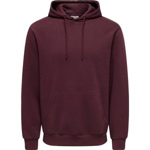 Only & Sons - Ceres Life - Hoodie - Donkerrood - Normale Pasvorm