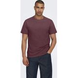 Only & Sons Shirt 'ONSMAX'  wijnrood