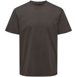 ONLY & SONS - T-shirt - Groengrijs - Katoenmix