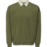 Polo Shirt - Lange Mouwen - Oversized Fit