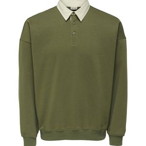 Polo Shirt - Lange Mouwen - Oversized Fit