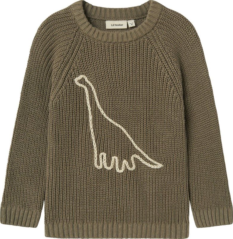 Lil' Atelier - Nmmemlen Emb Lil - T-shirt - Overland Trek - 122-128