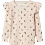 Lil Atelier Blouse - Rib - NmfLavo - Silver Peony m. Kers - Lil Atelier - 2 jaar (92) - Shirts