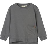 Sweatshirt - Ronde Hals - Lange Mouwen - Geribde Manchetten - Ongeborstelde Sweatstof
