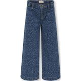 Kids Only - Peuters Broek - Denim - Wijde Pasvorm - All-over Gewassen Animalprint