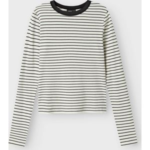 Top - Gestreept - Lange Mouwen - Slim Fit