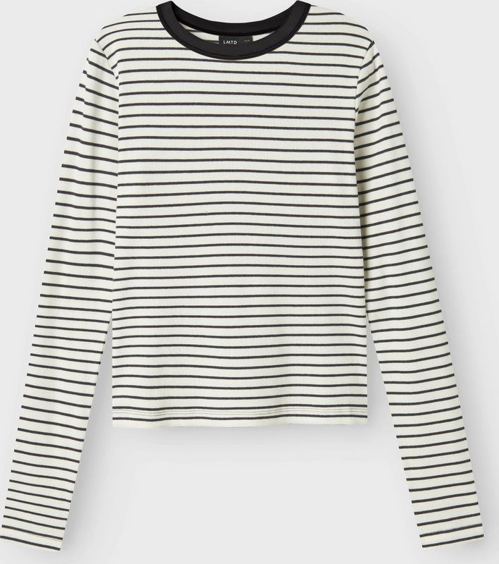 Top - Gestreept - Lange Mouwen - Slim Fit