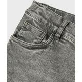 Denim - Tapered-Fit Jeans - Mid-Waist - Regular Fit bij Heupen - Verstelbare Taille