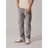 Denim - Tapered-Fit Jeans - Mid-Waist - Regular Fit bij Heupen - Verstelbare Taille