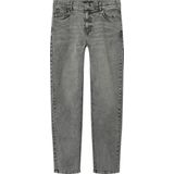 Denim - Tapered-Fit Jeans - Mid-Waist - Regular Fit bij Heupen - Verstelbare Taille