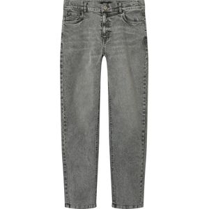 Denim - Tapered-Fit Jeans - Mid-Waist - Regular Fit bij Heupen - Verstelbare Taille