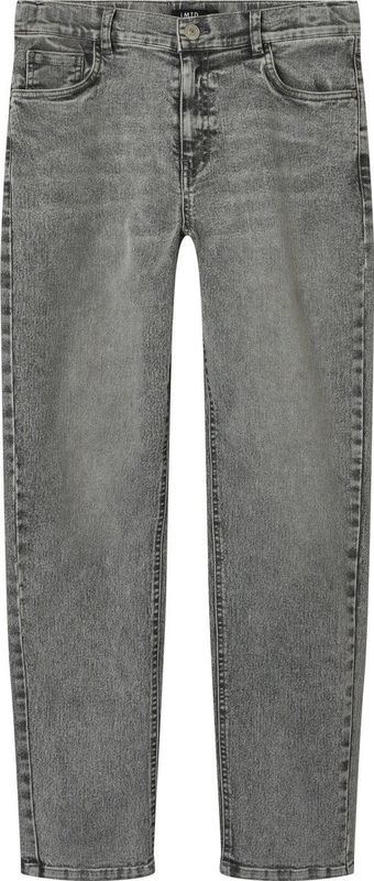 Denim - Tapered-Fit Jeans - Mid-Waist - Regular Fit bij Heupen - Verstelbare Taille