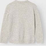 Gebreide Trui - Ronde Hals - Lange Mouwen - Kort - Relaxed Fit