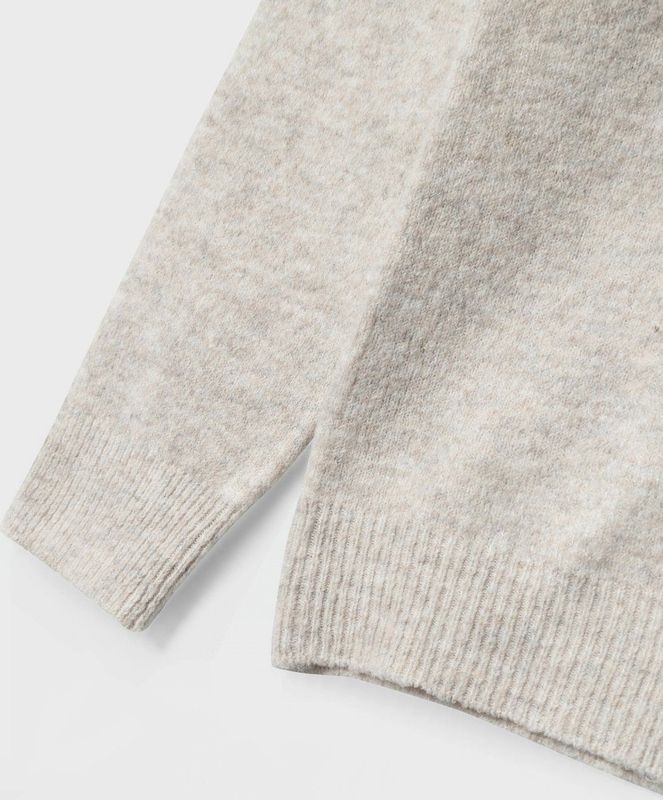 Gebreide Trui - Ronde Hals - Lange Mouwen - Kort - Relaxed Fit