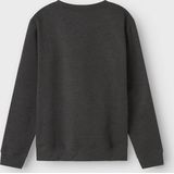 Sweatshirt - Geborstelde Sweatstof - Lange Mouwen - Ronde Hals - Relaxed Fit