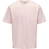 ONLY & SONS - T-shirt - Roze - Katoen