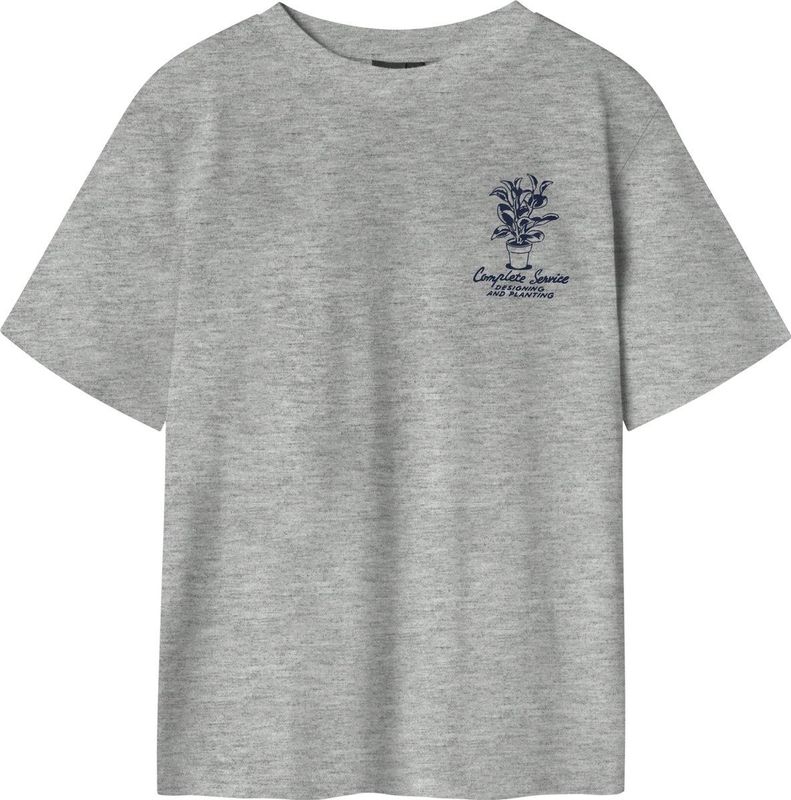 LMTD - Shirt - Donkerblauw - Jersey - Ronde Hals - Motiefprint