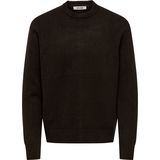ONLY & SONS - ONSJAMES RLX CREW KNIT - Gebreide Trui - Demitasse - Lange Mouwen