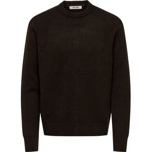 ONLY & SONS - ONSJAMES RLX CREW KNIT - Gebreide Trui - Demitasse - Lange Mouwen