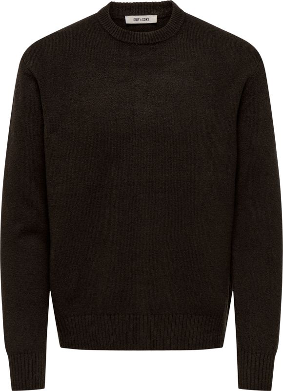 ONLY & SONS - ONSJAMES RLX CREW KNIT - Gebreide Trui - Demitasse - Lange Mouwen