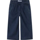 Baggy Broeken - Wide-Fit Jeans - Blauw - Katoen - Verstelbare Taille