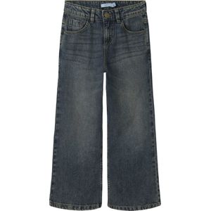 NAME IT KIDS - Wide Fit Jeans - Denim - Regular Fit - Subtiele Afgedragen Look