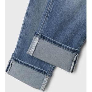 Denim - Rechte Pasvorm - Katoen - Verstelbare Taille - Achterzakken