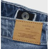 Jeans - Denim - Rechte Pasvorm - Verstelbare Taille - Katoen