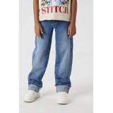 Jeans - Denim - Rechte Pasvorm - Verstelbare Taille - Katoen