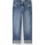 Jeans - Denim - Rechte Pasvorm - Verstelbare Taille - Katoen