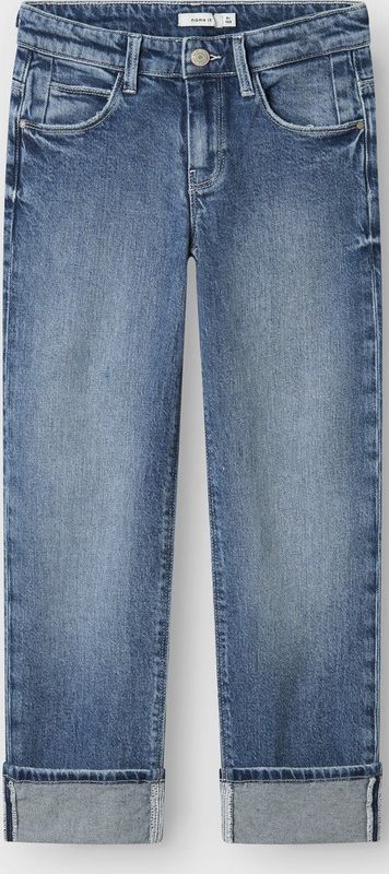 Jeans - Denim - Rechte Pasvorm - Verstelbare Taille - Katoen