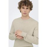 Onsloui - Pullover - Gebreide Pullover - Ronde Hals - Lange Mouwen - Regular Fit