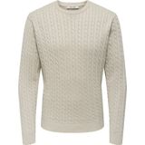 Onsloui - Pullover - Gebreide Pullover - Ronde Hals - Lange Mouwen - Regular Fit