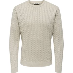 Onsloui - Pullover - Gebreide Pullover - Ronde Hals - Lange Mouwen - Regular Fit