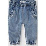 NAME IT - Regular-Fit Jeans - Denim - Zwart - Verstelbare Taille