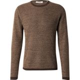 Only & Sons - ONSERIC - Gebreide Trui - Donkerbruin - Lange Mouw