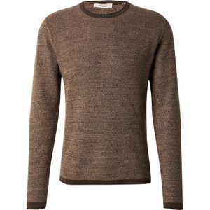 Only & Sons - ONSERIC - Gebreide Trui - Donkerbruin - Lange Mouw