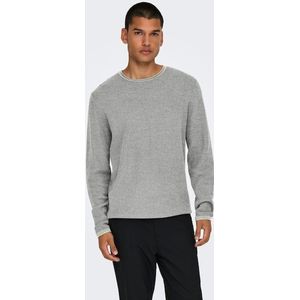 ONLY&SONS - ONSERIC REG 12 STRUC CREW KNIT NOOS - Gebreide Pullover - Gebreid - Heren