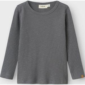 Lil Atelier Blouse - Rib - NmmRajo - Slijm - Poppy Zaad - Lil Atelier - 7-8 jaar (122-128) - Shirts