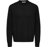 Only & Sons - JAMES - Pullover - Mêlee - Relaxed Fit - Katoenmix met Wol