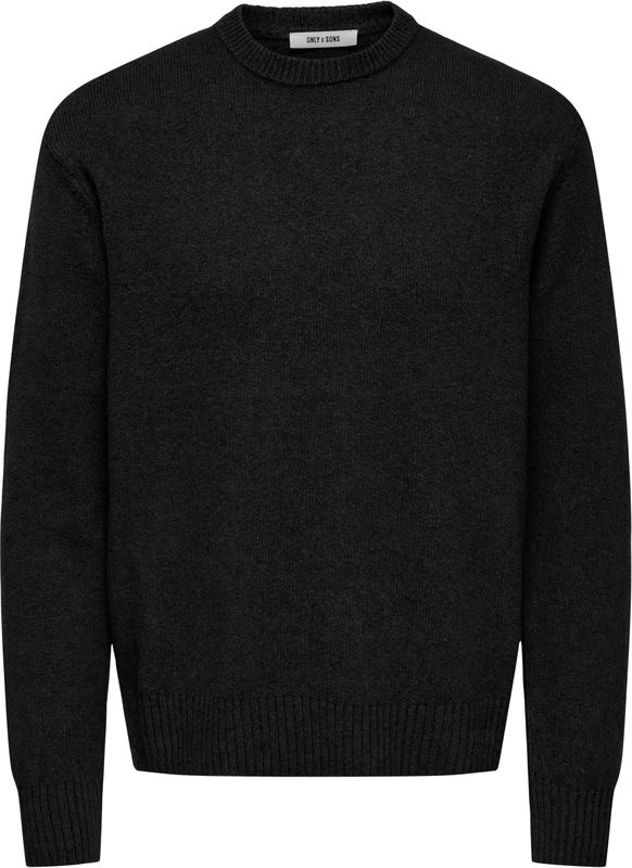 Only & Sons - JAMES - Pullover - Mêlee - Relaxed Fit - Katoenmix met Wol