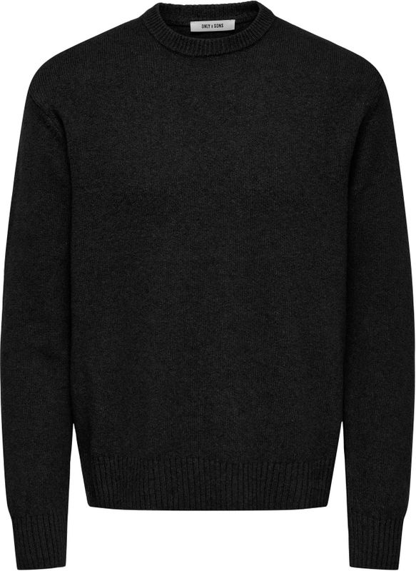 Only & Sons - JAMES - Pullover - Mêlee - Relaxed Fit - Katoenmix met Wol