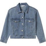 Spijkerjas - Regular Fit - Denim - Met Borstzakken en Drukknoopsluiting