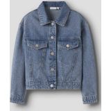 Spijkerjas - Regular Fit - Denim - Met Borstzakken en Drukknoopsluiting