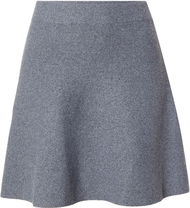 Only - ONLAMA LIFE SKATER SKIRT CC KNT - Gebreide Rok - Medium Grey Melange