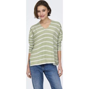 Only - ONLAMALIO LIFE LS V-NECK KNT - Gebreide Trui - Desert Sage