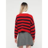 ONLY - ONLAYA LIFE BOATNECK CC KNT - Gebreide Pullover - Dames - Kort - Lange Mouwen