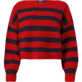 ONLY - ONLAYA LIFE BOATNECK CC KNT - Gebreide Pullover - Dames - Kort - Lange Mouwen