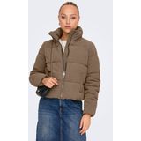 Onlnewdolly - Puffer Jacket - Tussenjas - Hoge Opstaande Kraag - Lange Mouwen - Ritssluiting