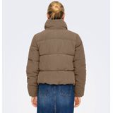 Onlnewdolly - Puffer Jacket - Tussenjas - Hoge Opstaande Kraag - Lange Mouwen - Ritssluiting